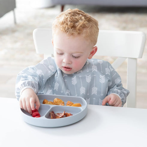 6-24 Bumkins Sleeved Bib for Girl or Boy, Baby and Toddler for Mos