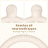 3 Pack SHARE&CARE Easter Day Gifts BPA Free Silicone Baby Teething Rings, Women Gift for Mom, Wife,Her, Toddlers