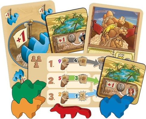 Camel Up The Card Game | Action-Packed Racing Game | Fun Family Betting Strategy Game for Kids and Adults, Ages 8+, 2-6