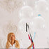 24pcs Clear Balloons, 18 Inch Big Latex Balloons for Photo Shoot, Christmas, Birthday Party