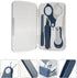 Set Trimming Pinching Kisangel Fingernail Scissors and Nail Clipper for Newborns, Blue Manicure Grooming Kit