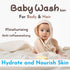 Baby wash and Shampoo | Organic Baby Soap Bar | HYPOALLERGENIC Baby Bath Soap Sensitive Skin | Shea Butter & Coconut Oil | Fragrance Free | Plastic Free | No SLS | Vegan | 3 BARS
