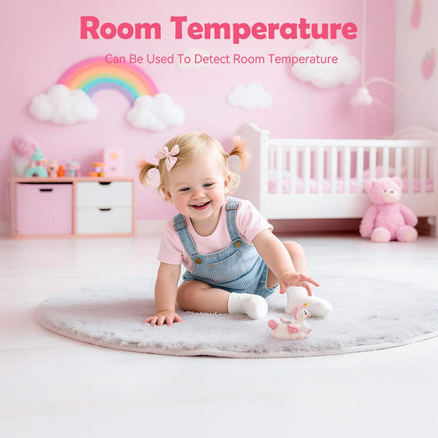DoliWish WP01 Baby Bath Thermometer Newborn Digital Unicorn Baby Bath Temperature Thermometer for Infant Bathtub Water