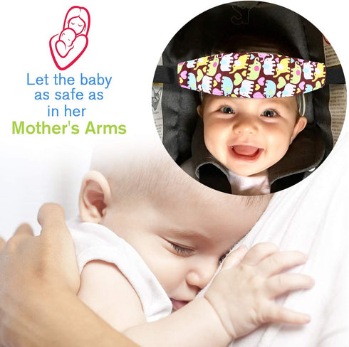 Donier 2 Packs Toddler Car Seat Neck Relief and Head Support, Pillow Support Head Band Easy Installation On Most