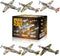 24 Pack War Glider Planes – Toy Glider Plane with 6 Different Designs, Easy Assembly, Party Favors for Kids, Birthday &
