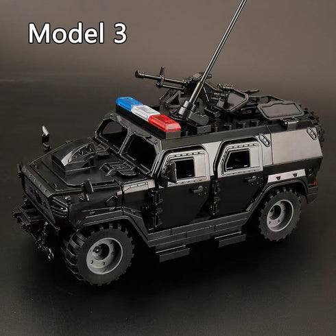 Armored Vehicle Building Block Military Toys for Age 6-12, Army Military Brick Model Gifts for Boys