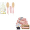 Baby Hair Brush and Comb Set for Newborn and Baby Washcloths Bundle