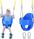 DECORLIFE Toddler Swing Seat, Outdoor Baby Swing with Coated Chains, Heavy Duty