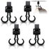 OXDFK 4 PCS Walker Hook Hanging with Dual Hook, 360 Rotation Multipurpose Stroller