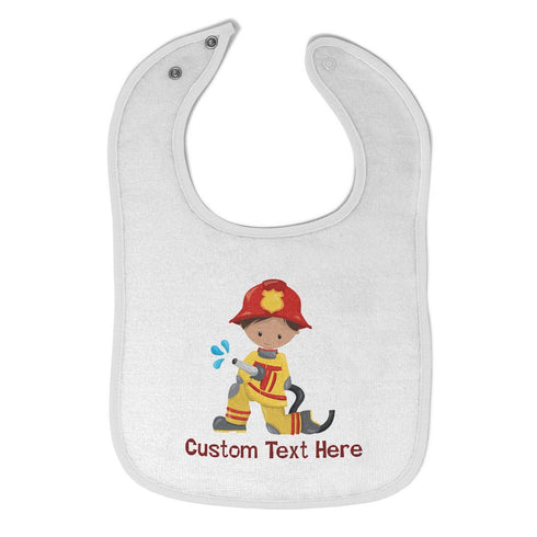 Custom Baby Bibs Burp Cloths Firefighter Boy Hose S Cotton Baby Items