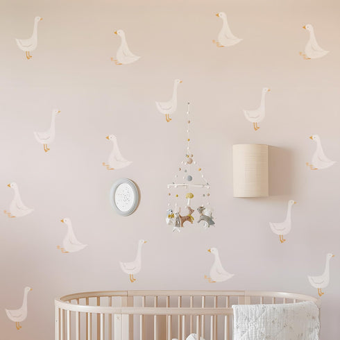 32 Pcs Boho Nursery Animal Wall Decals Peel and Stick, PVC Watercolor
