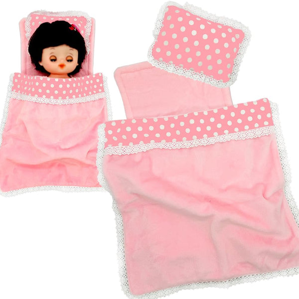 Ferberbears Baby Doll Accessories Doll Bedding Kit Playset Soft Blanket Mattress Pillow Fits