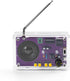 LEPANDA 2inch Radio with Speaker and Acrylic Case, DIY FM Radio Soldering Project, Electronic Soldering Practice Kit