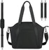 Generic Stroller Diaper Bag - Waterproof Supplies Storage, Mom Bag Milk Bottle Holder, Large Capacity Tote | Wet Wipes