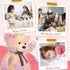 Tezituor 52'' Big Teddy Bear, Giant Stuffed Animal Plush, Rainbow Yellow Soft Gifts for Valentine, Christmas, Birthday