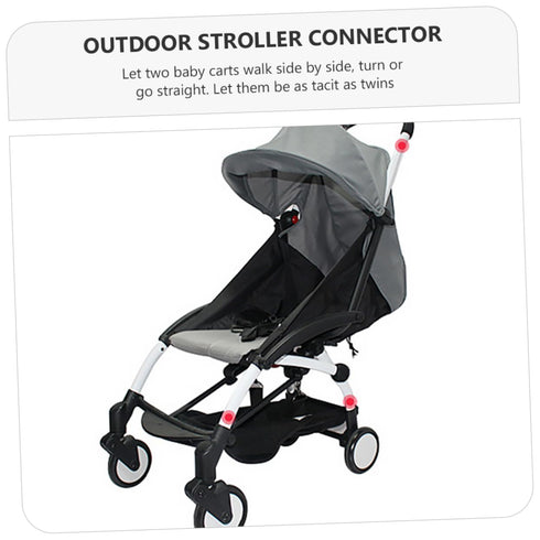 LOLIPPYY 3pcs Adjustable Twin Stroller Connectors for Newborn Strollers Lightweight and Accessories for Easy