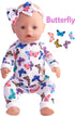5 Sets Baby Doll Accessories, 10 PCs Baby Doll Clothes and Headbands for 15 Inch to 18 Inch Dolls