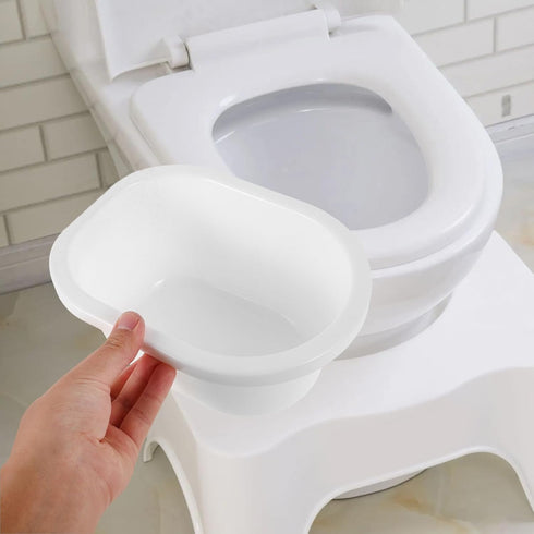 Vaguelly Potty Training Toilet Seat with Step Stool, Portable Toilet Ladder with Bear Drawer, Non-Slip Potty Seat