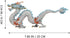 Gemini&Genius Chinese Dragon Toys - 2024 Year of The Sea Dragon Mascot Action Figures for Spring Festival