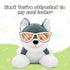 MaoGoLan 28" Giant Husky Dog Stuffed Animal, Soft Lifelike Plush Toy, Gift for Kids and Puppy Lovers