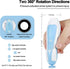 SCAIKTIG Trimmer 6 Baby Nail Electric, Low Noise Newborn Safe Nail Clipper Kit with Light and Replaceable Grinding