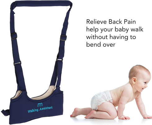 Baby Walking Harness, Adjustable Toddler Infant Handheld Walker Helper, Breathable Harness Assistant Belt with Safety