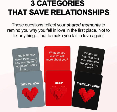 MY HERO CARDS What We Have Built Together - Fun and Romantic Conversation Starter Cards for Adults, Best Date Night