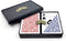 Copag 1546 Design Playing Cards, 100% Plastic, Bridge Size (Narrow) Red/Blue, Jumbo Index, 1 Set