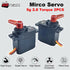 2PCS D9025MG 9g GOTECK Mini Servo, Micro Full Metal Gear Digital Servo,with Metal Horn for RC Car Model Boat Fixed-Wing