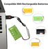 BaiWeiDun 9.6V 9.6V NiMH/NiCd Battery Charger Cable with Standard Tamiya Plug Compatible RC Car RC Tank RC Plane RC