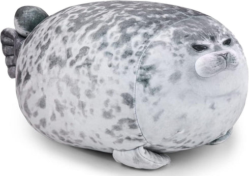 23.8 Inch Chubby Blob Seal Pillow - Large Soft Seal Plush Toy for Kids and Adults, Great Gift Idea