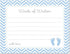 MyExpression.com 48 Count Blue Baby Feet Footprint Advice Cards