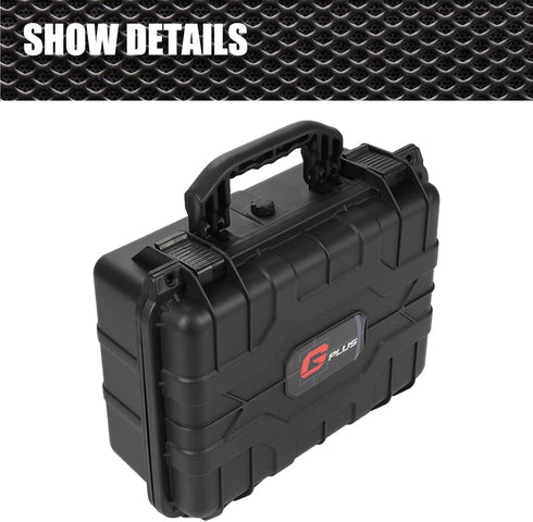 Graded Card Storage Box Compatible with BGS PSA SGC FGS, Weatherproof Case with Impact Absorbing Foam Slots