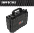 Graded Card Storage Box Compatible with BGS PSA SGC FGS, Weatherproof Case with Impact Absorbing Foam Slots