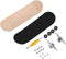 Mini Finger Skateboards, Wooden Toy Professional Finger Skate Set for Children (Black)