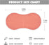 KEIGE 2Pcs Girls,11x22in Salmon Burp Cloth,Unisex Large Absorbent Soft Cotton Muslin Burping Cloths for Newborn Boys