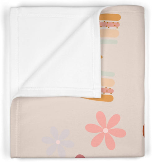 Laila and Lainey Personalized Baby Blanket, Custom Receiving Blanket with Name, Customized Baby Name Blanket for Baby