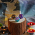 3 Pieces Astrology Dice Acrylic Pearl, Astrological Dice for Constellation Divination, 3 Colors D12 Glitter Astro Dice