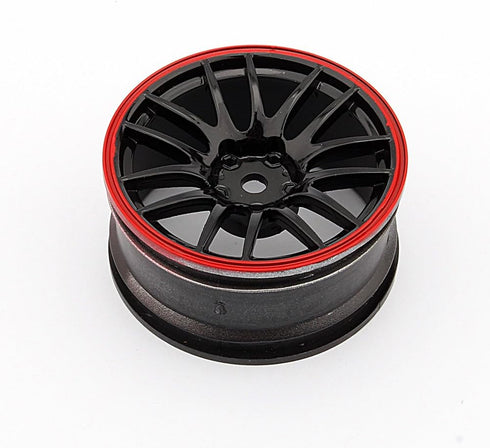 4PCS RC Racing Rubber Tires - Fit HSP HPI 9068-6081 1/10 Car On Road Wheel Rim