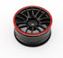 4PCS RC Racing Rubber Tires - Fit HSP HPI 9068-6081 1/10 Car On Road Wheel Rim