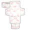 PaChyLuu Portable Baby Changing Pad - Pink Bows Waterproof Diaper Changing Mats for
