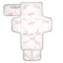 PaChyLuu Portable Baby Changing Pad - Pink Bows Waterproof Diaper Changing Mats for