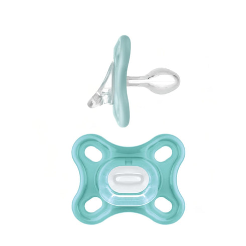 MAM Comfort Baby Pacifiers, Lightweight Full Silicone Binky for Newborns 0-3 Months, BPA-Free, 2 Count