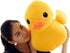 Bansusu 50CM Plush Yellow Duck Soft Stuffed Animal Toy for Kids Birthday