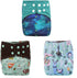 Sigzagor 3 AIll in One Cloth Diapers Nappies for Night AIO Sewn in
