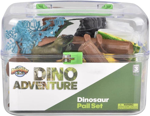 Adventure Planet Dinosaur Set with Carrying Case, 20-Piece