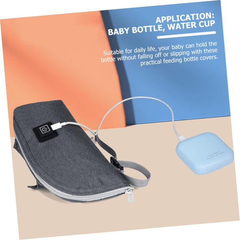 VICASKY Portable Travel Bottle Warmer for Baby Insulated Bottle Bag Constant Temperature Compatible for Breast Milk