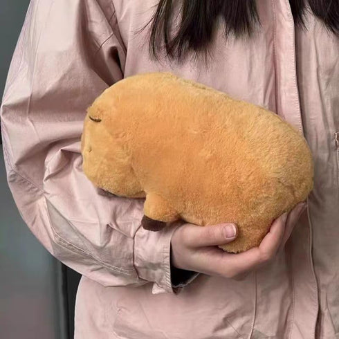 Capybara Stuffed Animal - Cute Plush Toy Birthday Gift for Kids (9 Inch, Dark-brown)