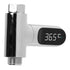 Hamwesh Shower Thermometer, LED Digital Display with 360 Rotating Screen Instant Read for