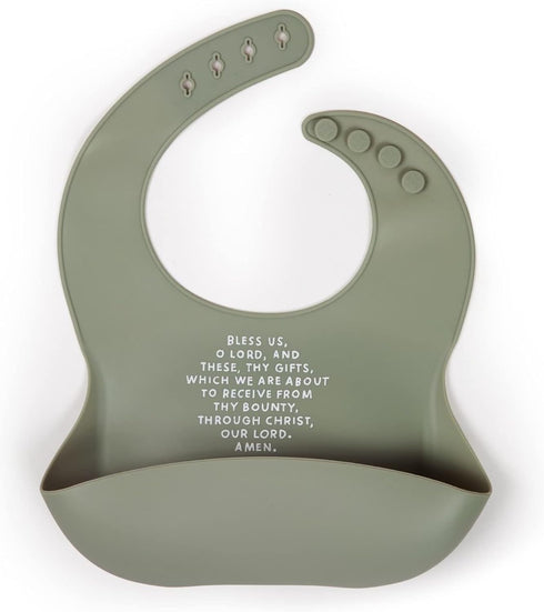Be A Heart Silicone Baby Bibs, Adjustable Waterproof Bibs, Meal Blessing Bibs